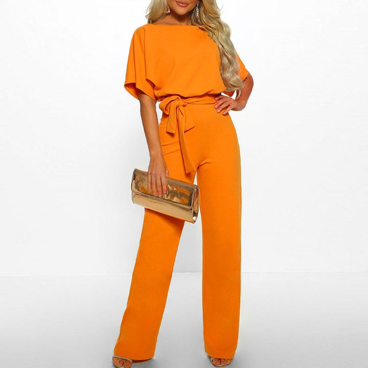 Clarissa™ | Elegant Bæltebelagt Dame Jumpsuit - Freya Kobenhavn