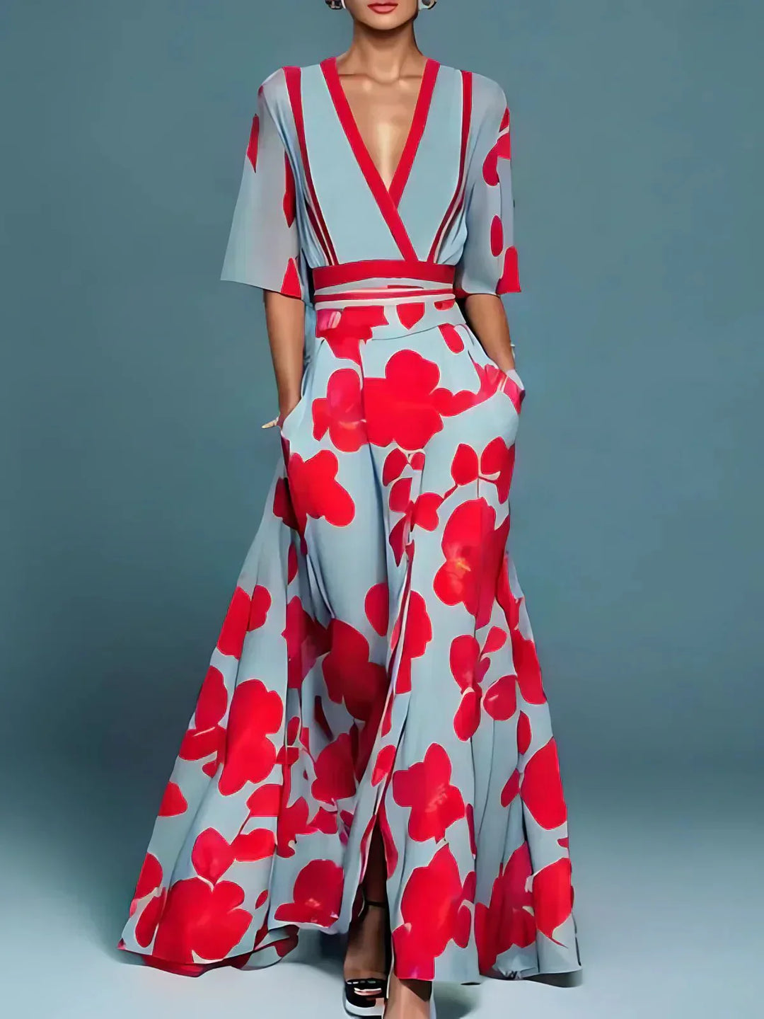 Jade™ | Kvinders Blomstret Maxi Kjole - Freya Kobenhavn
