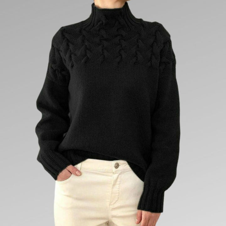 Ingrid | Stilfuld Og Behagelig Højhalset Sweater - Freya Kobenhavn