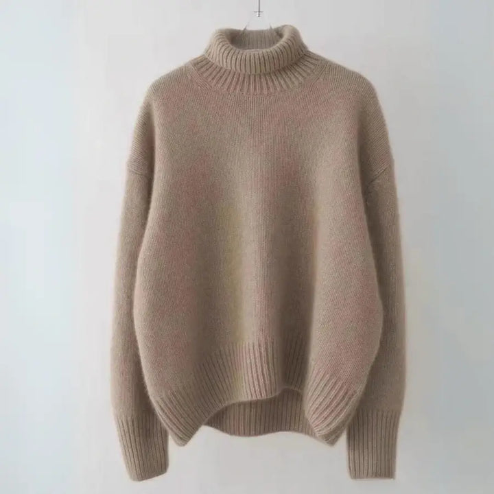 Malou | Elegant Og Stilfuld Oversized Vinterstriktrøje - Freya Kobenhavn