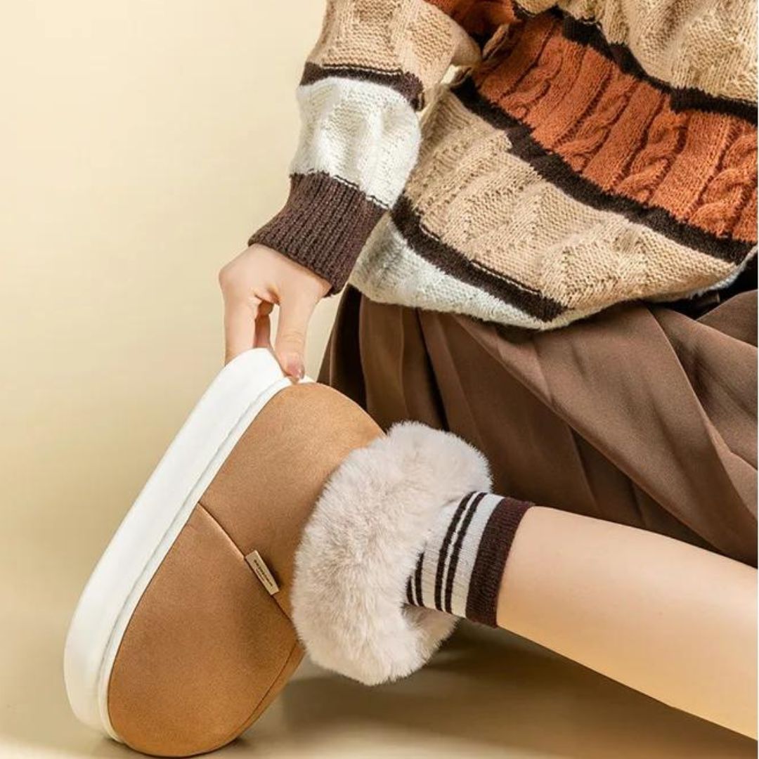 Anita | Dame Vinter Slip-On Støvler med Pelsforing - Freya Kobenhavn