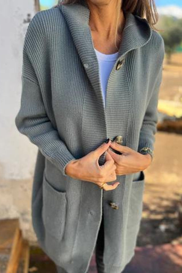 Charlotte | Casual Og Behagelig Hættetrøje-Cardigan - Freya Kobenhavn