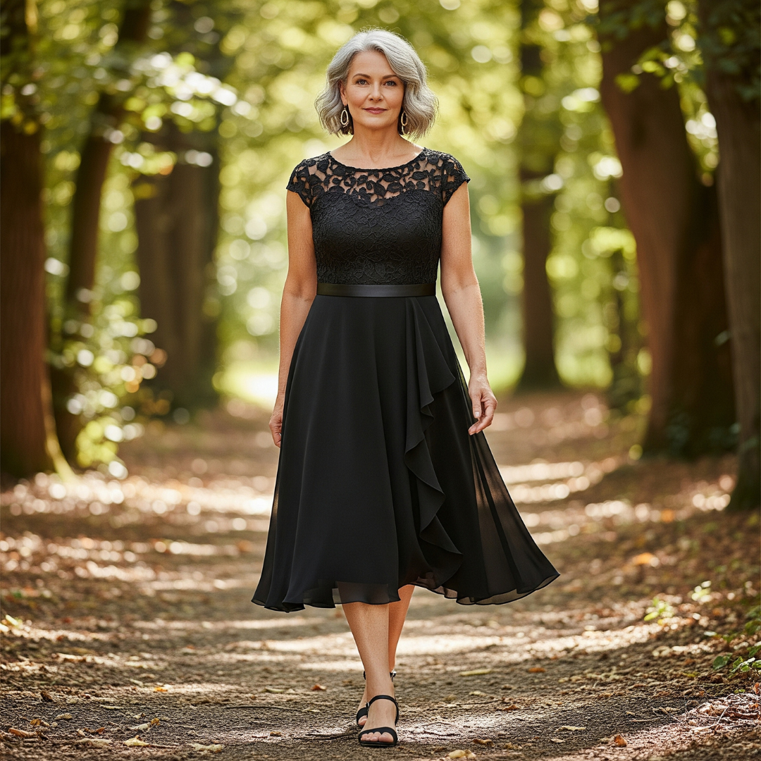 Gabriella | Elegant Og Komfortabel Midikjole I Blonde - Freya Kobenhavn
