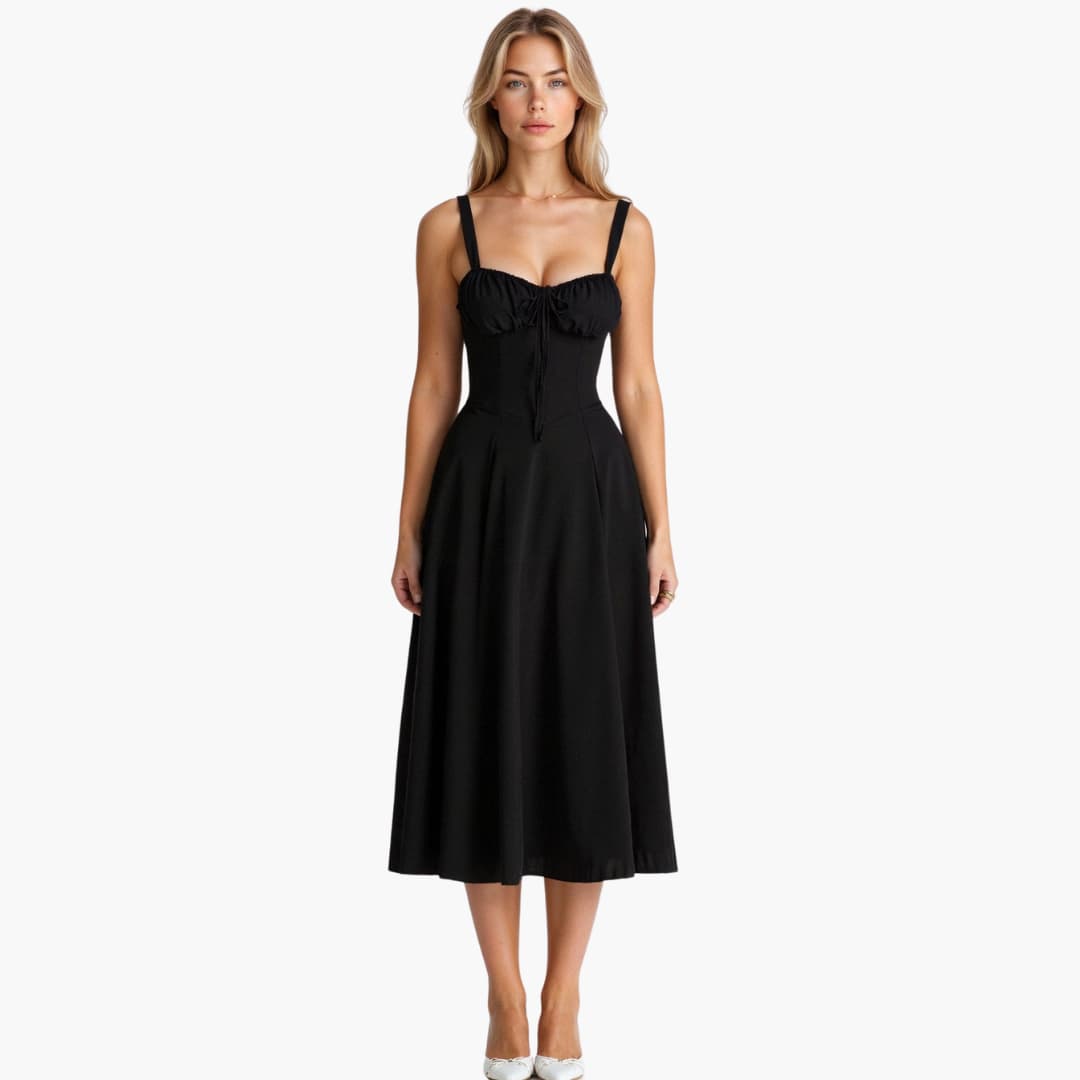 Gisela | Elegant Bustier Midikjole