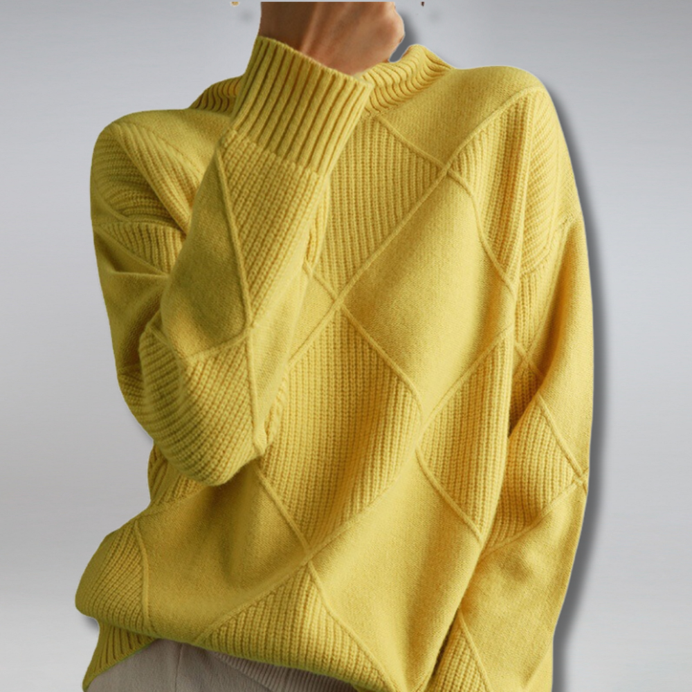 Adelina™ | Blød Rullekravesweater - Freya Kobenhavn