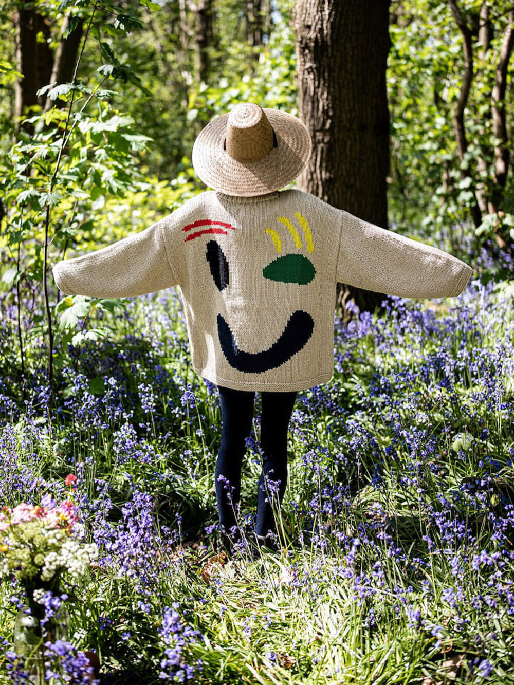 Gudrun | Dame Vinter Afslappet Pullover med Smiley-Print - Freya Kobenhavn