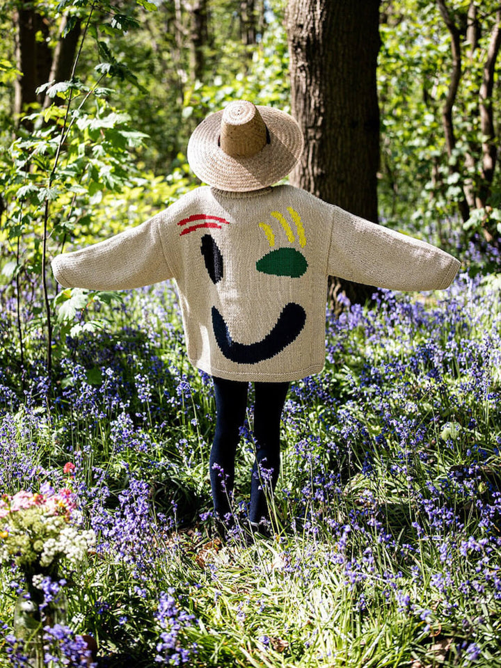 Gudrun | Dame Vinter Afslappet Pullover med Smiley-Print - Freya Kobenhavn
