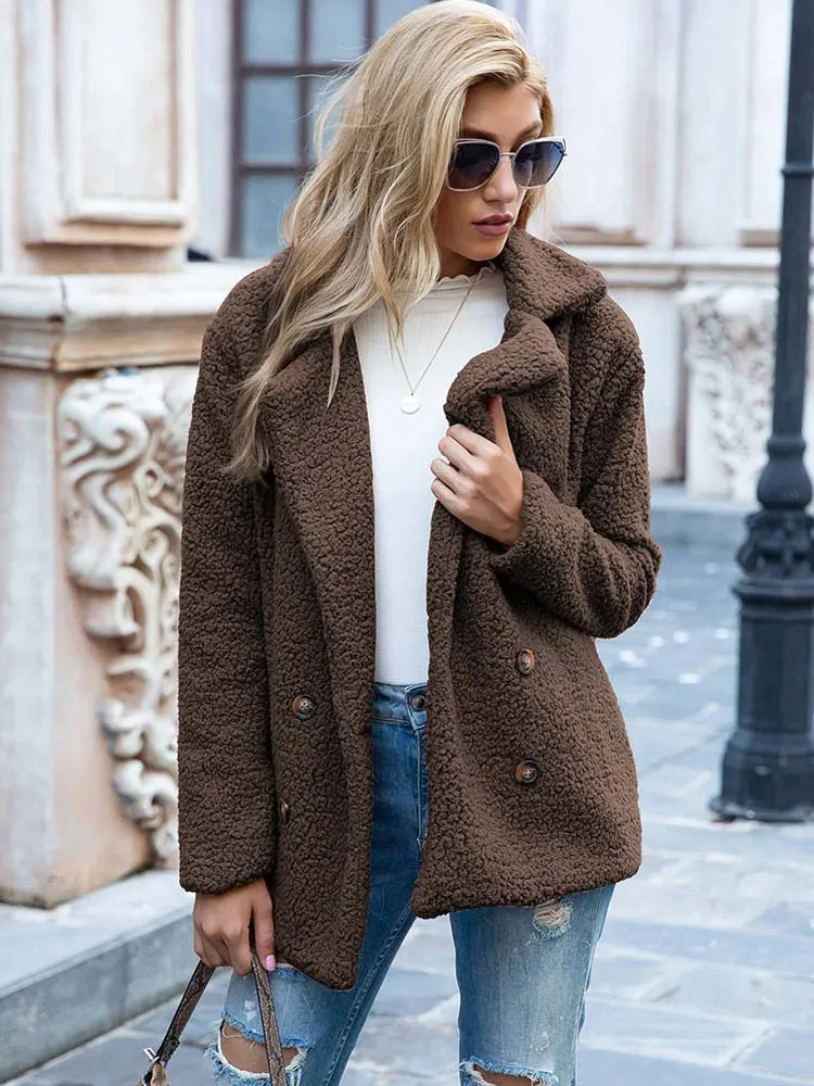 Pernille | Behagelig Og Stilfuld Teddybear Frakke - Freya Kobenhavn