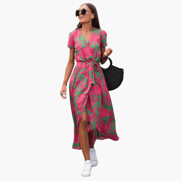 Pina™ | Elegant slå-om-kjole - Freya Kobenhavn