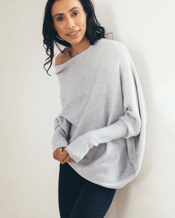 Johanne | Dame Off-Shoulder Sweater med Løs Pasform - Freya Kobenhavn
