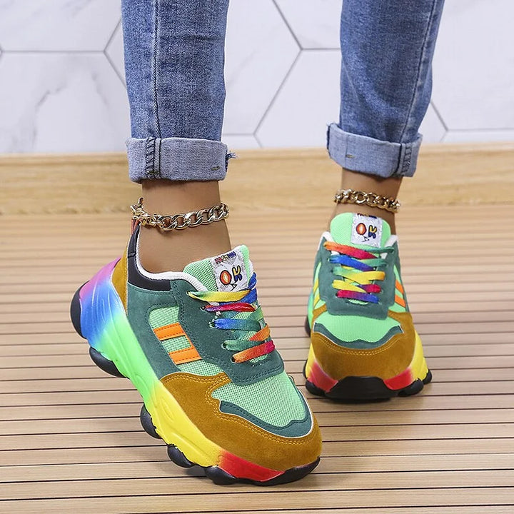 Olivia | Legende Regnbue Sneakers - Freya Kobenhavn