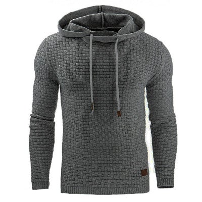 Claus | Herre Hoodie med Struktur og Justerbar Hætte - Freya Kobenhavn