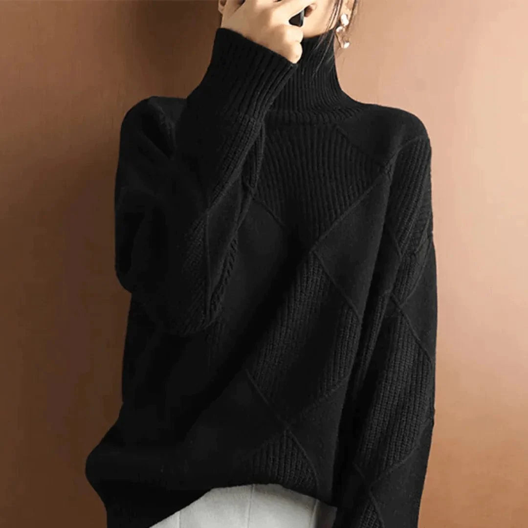 Hilda™ | Rullekrave med Diamantmønster - Freya Kobenhavn