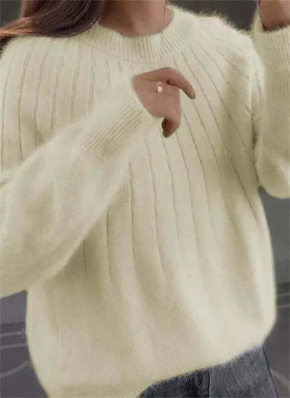 Claire™ | Hyggelig Ribstrikket Pullover - Freya Kobenhavn