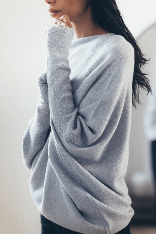 Johanne | Dame Off-Shoulder Sweater med Løs Pasform - Freya Kobenhavn