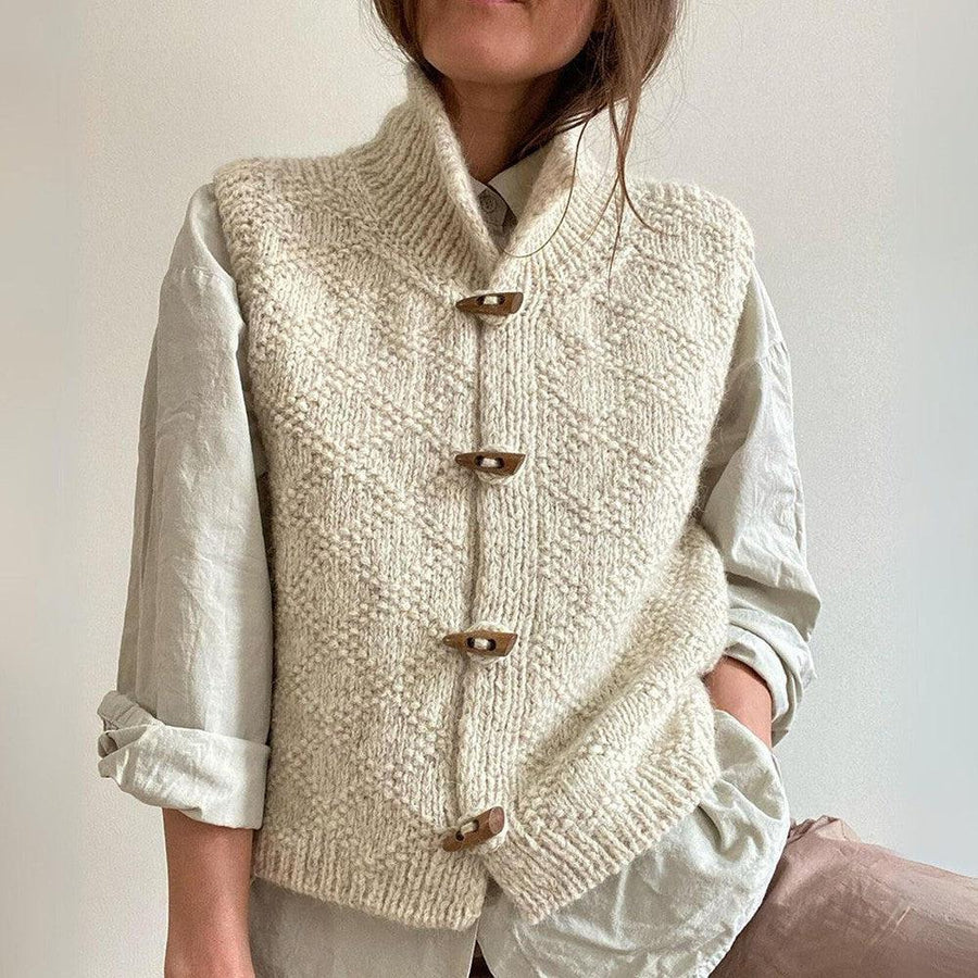 Lizette | Stilfuld og Behagelig Strikket Vest - Freya Kobenhavn