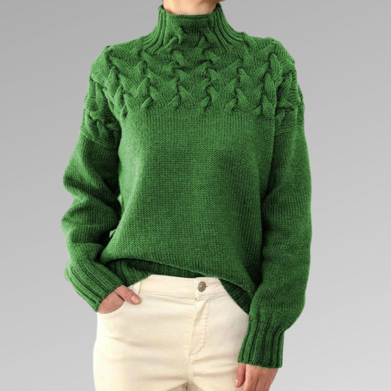 Ingrid | Stilfuld Og Behagelig Højhalset Sweater - Freya Kobenhavn