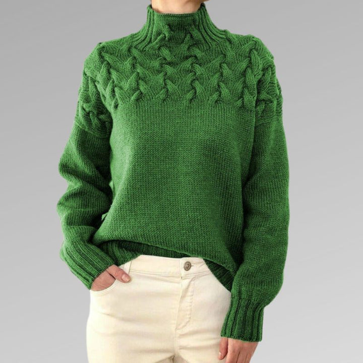 Ingrid | Stilfuld Og Behagelig Højhalset Sweater - Freya Kobenhavn
