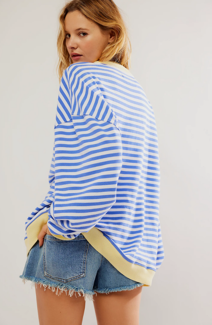 Lena™ | Oversized stribet sweater - Freya Kobenhavn