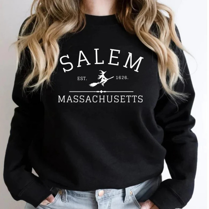 Mathilde | Vinter Dame Sweatshirt med Heks Print - Freya Kobenhavn