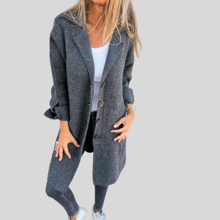 Augusta | Elegant Og Stilfuld Lang Vinterfrakke - Freya Kobenhavn