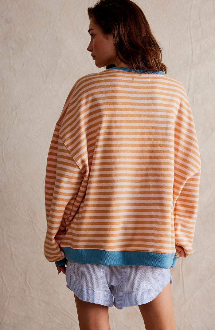Lena™ | Oversized stribet sweater - Freya Kobenhavn