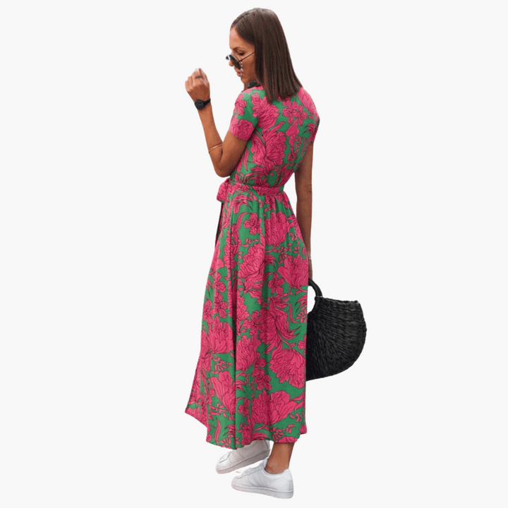 Pina™ | Elegant slå-om-kjole - Freya Kobenhavn