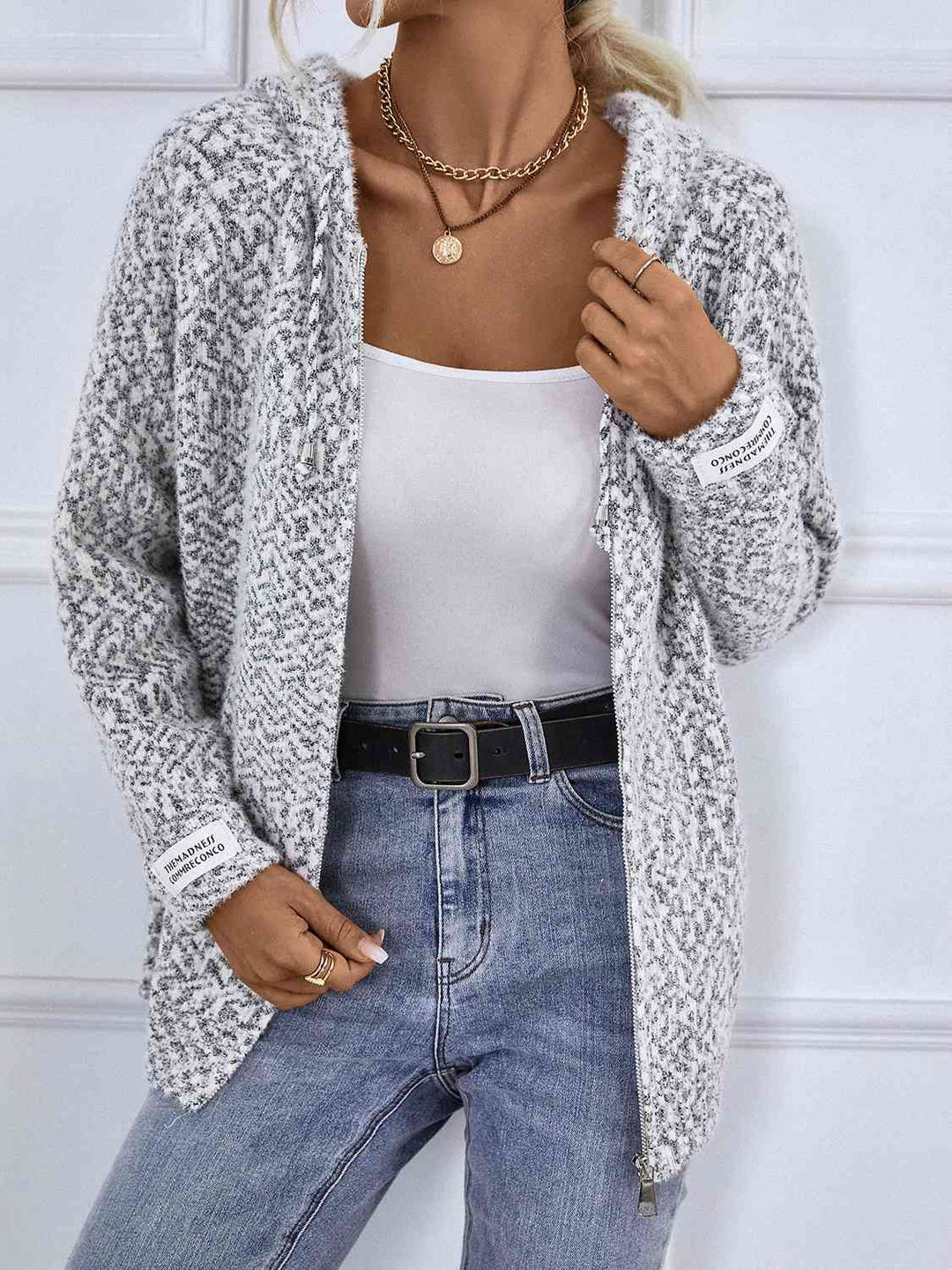 Jeanette | Dame Vinter Cardigan med Lynlås - Freya Kobenhavn