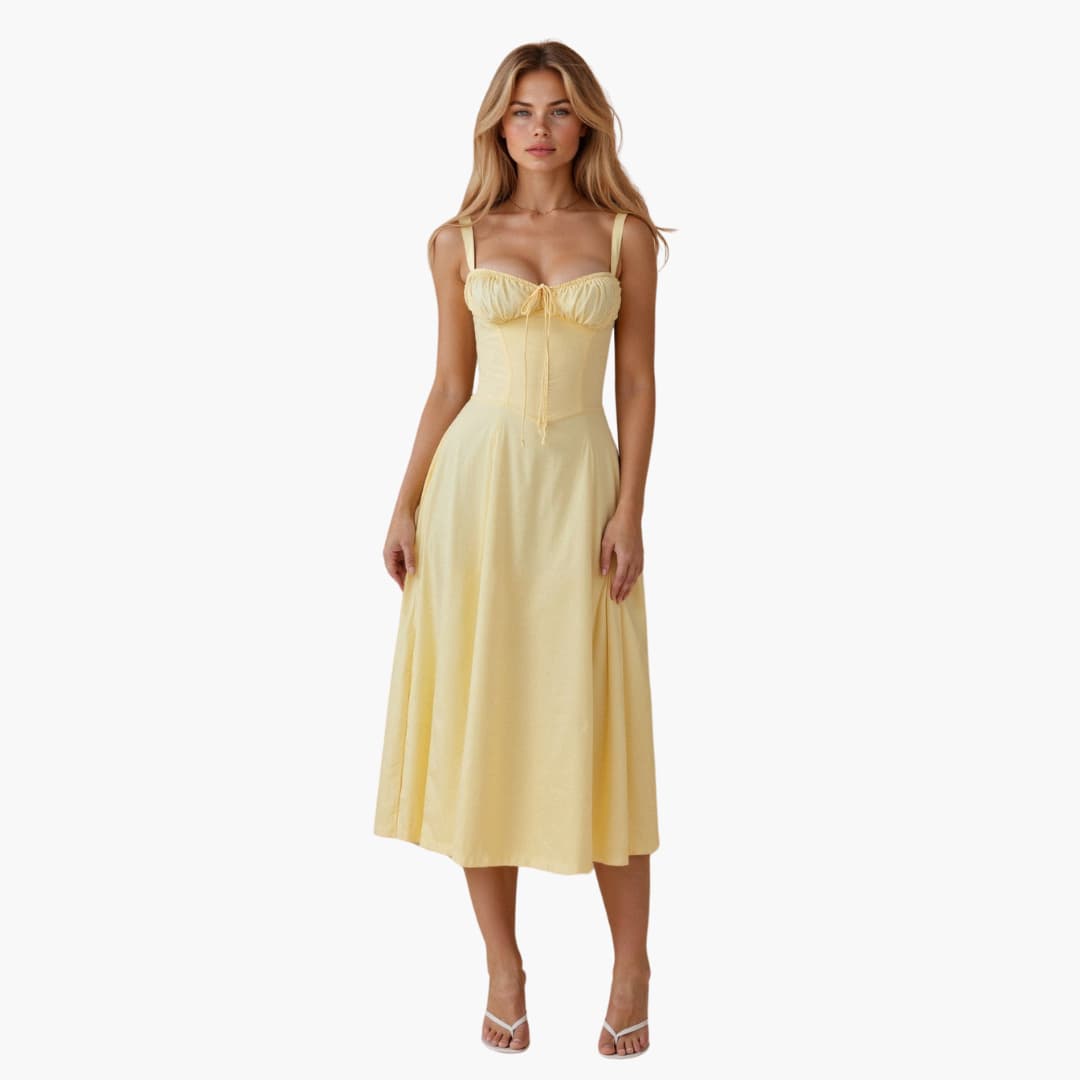 Gisela | Elegant Bustier Midikjole