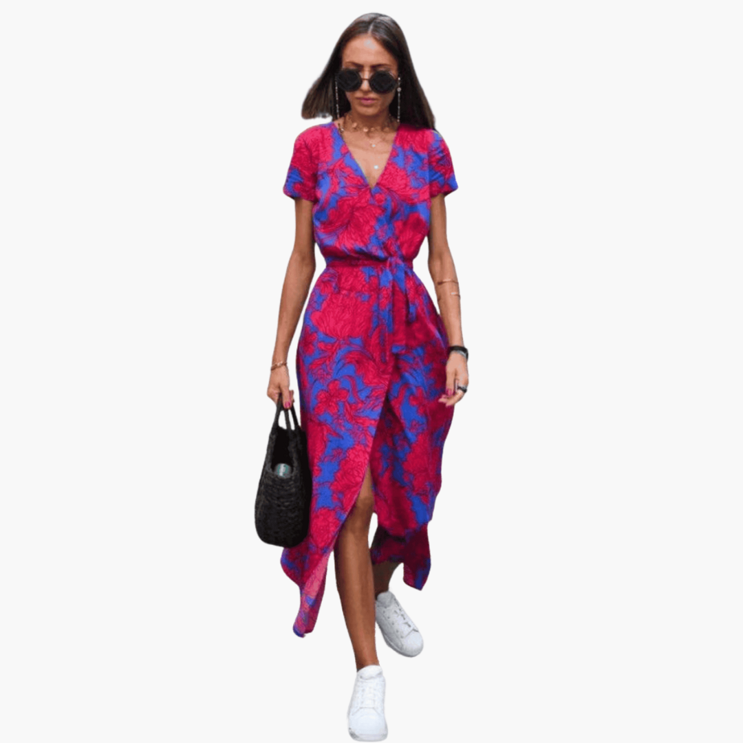 Pina™ | Elegant slå-om-kjole - Freya Kobenhavn