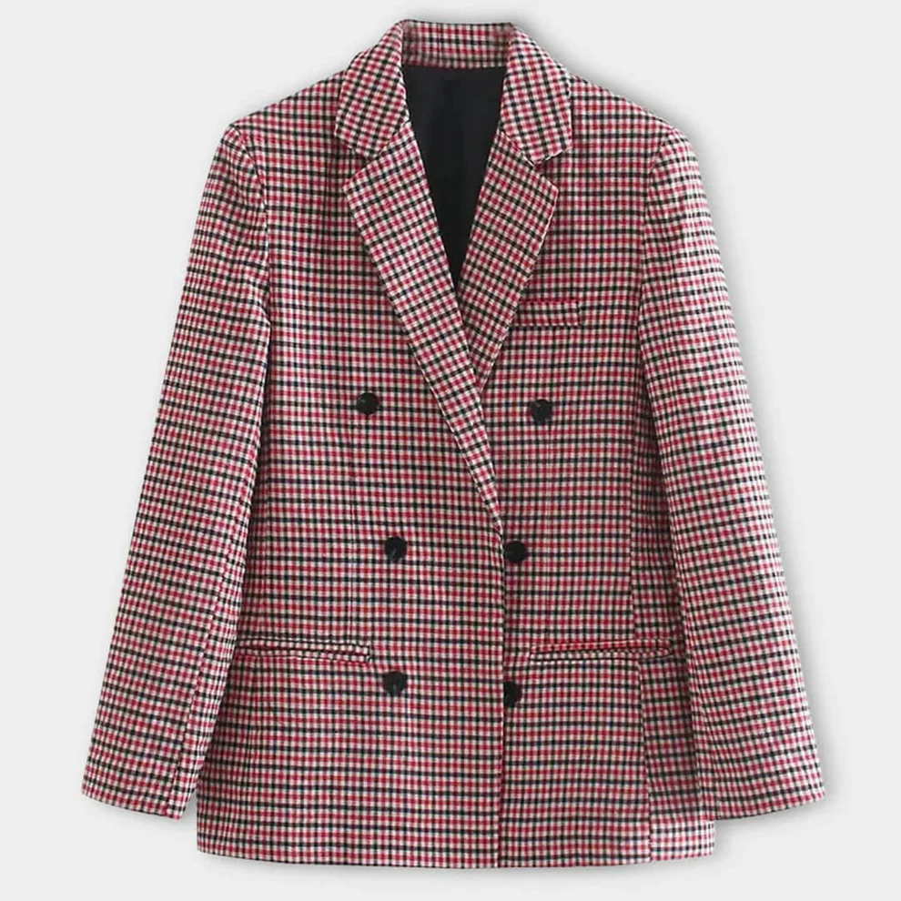 Alina | Vinter Dame Dobbeltknappet Blazer - Freya Kobenhavn