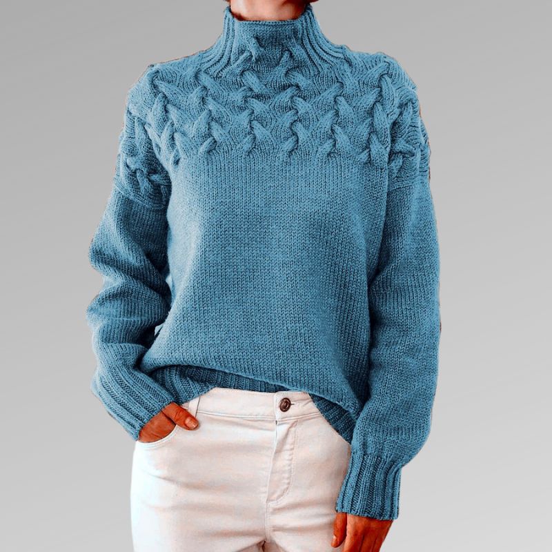 Ingrid | Stilfuld Og Behagelig Højhalset Sweater - Freya Kobenhavn