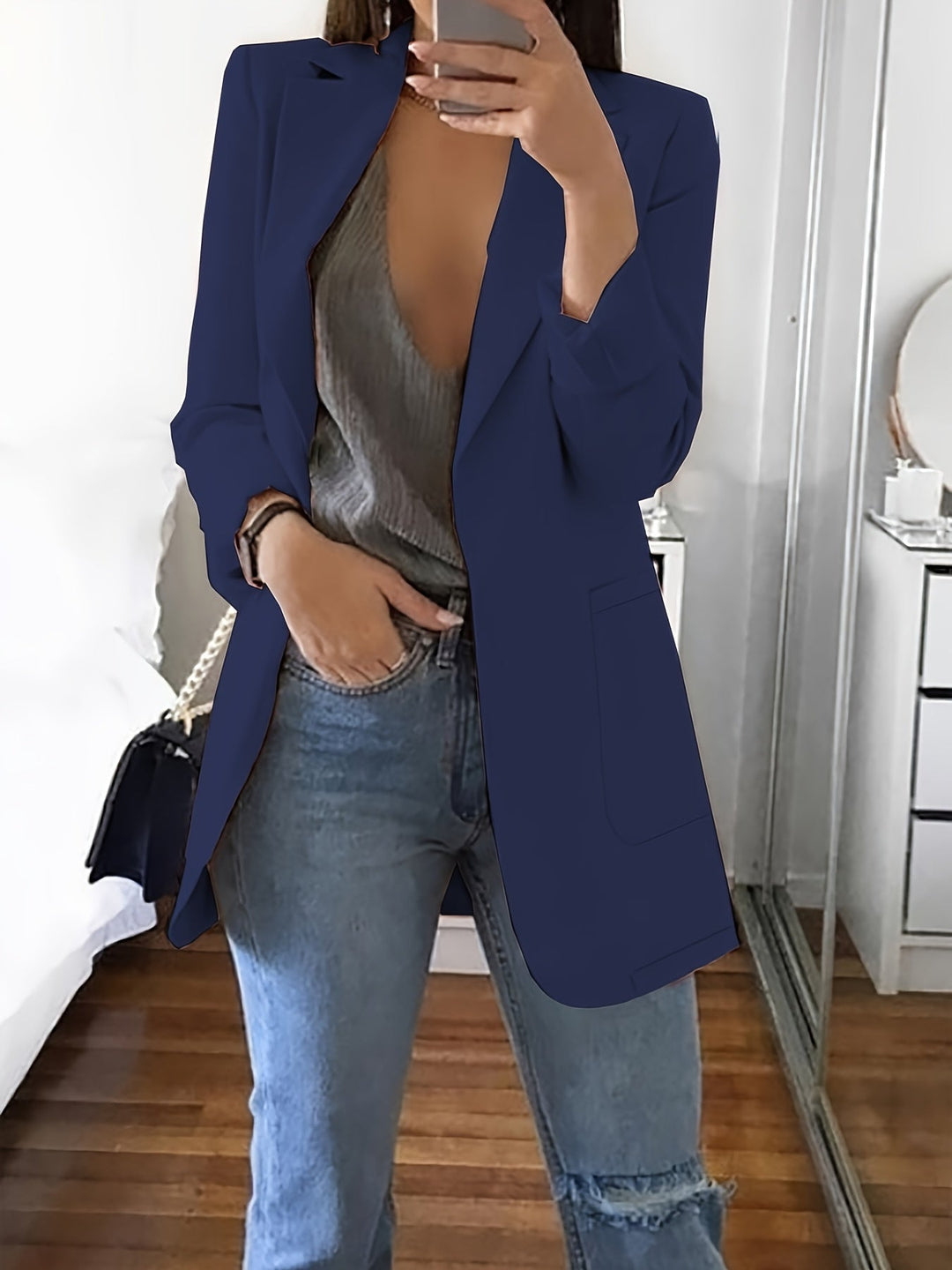 Karlotta | Elegant og stilfuld afslappet Blazer - Freya Kobenhavn