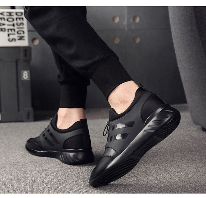 Kornelius | Herre Slip-On Sneakers med Elastiske Snørebånd - Freya Kobenhavn