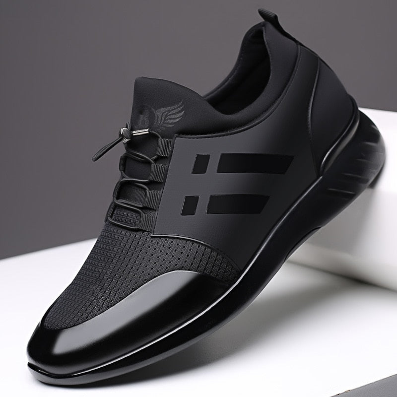 Kornelius | Herre Slip-On Sneakers med Elastiske Snørebånd - Freya Kobenhavn