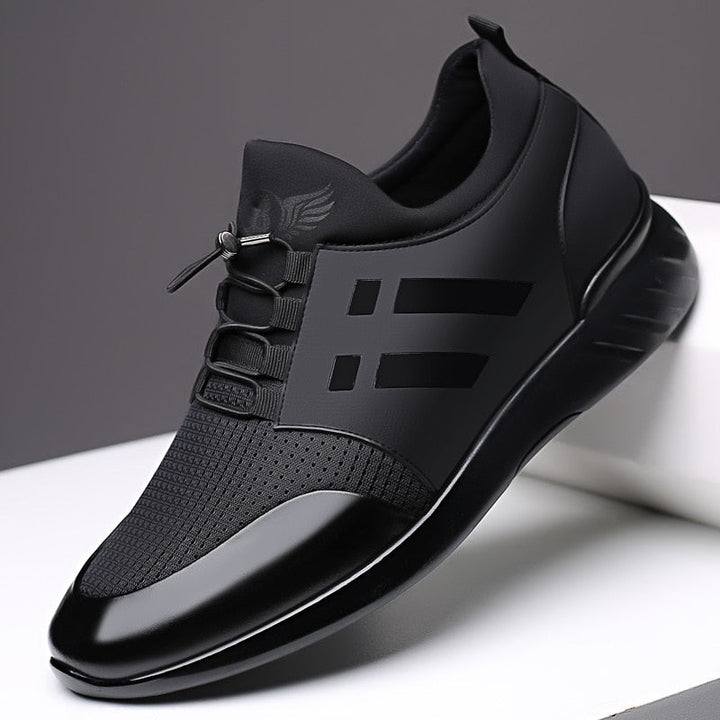 Kornelius | Herre Slip-On Sneakers med Elastiske Snørebånd - Freya Kobenhavn