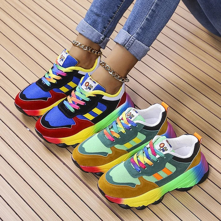 Olivia | Legende Regnbue Sneakers - Freya Kobenhavn