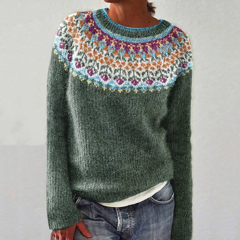 Jonna | Stilfuld Og Behagelig V-Hals Sweater - Freya Kobenhavn