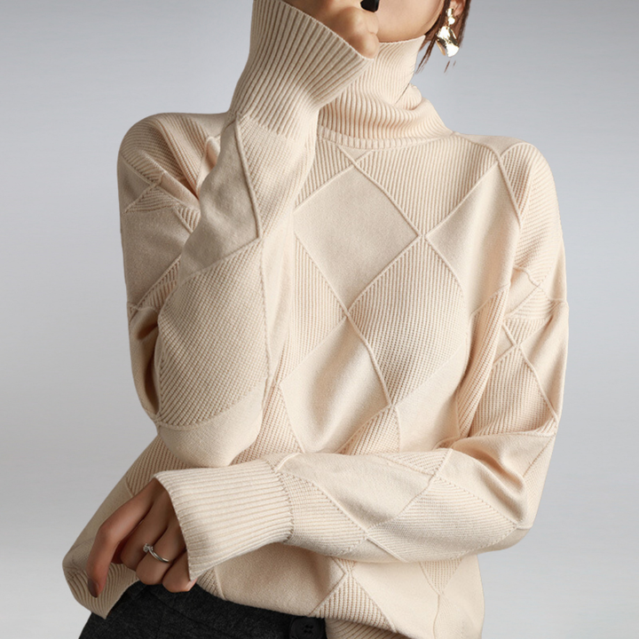 Adelina™ | Blød Rullekravesweater - Freya Kobenhavn