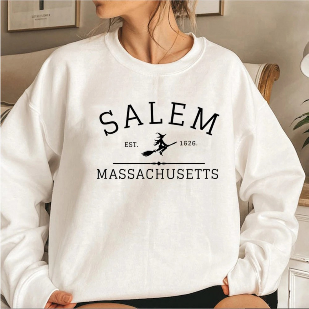 Mathilde | Vinter Dame Sweatshirt med Heks Print - Freya Kobenhavn