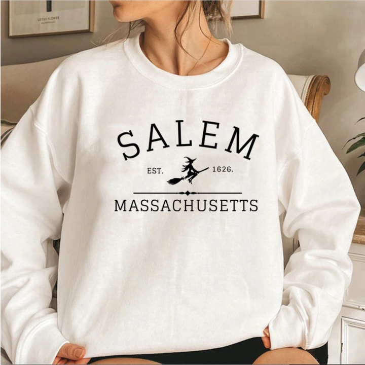 Mathilde | Vinter Dame Sweatshirt med Heks Print - Freya Kobenhavn