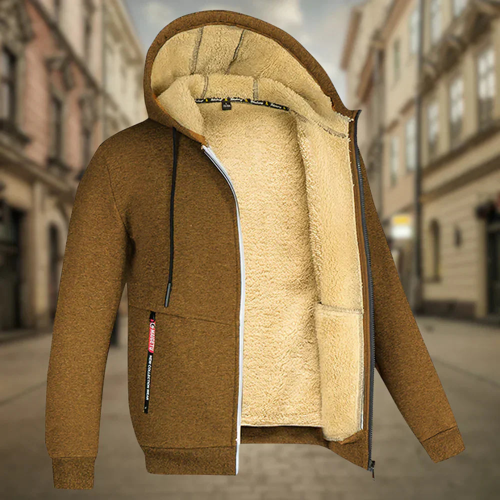 Fabian™ | Herrehættetrøje i fleece - Freya Kobenhavn