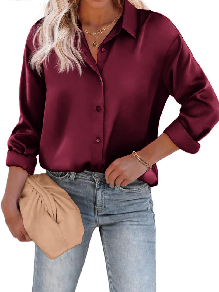 Noelia | Afslappet Og Elegant Skjortebluse Med Knapper - Freya Kobenhavn