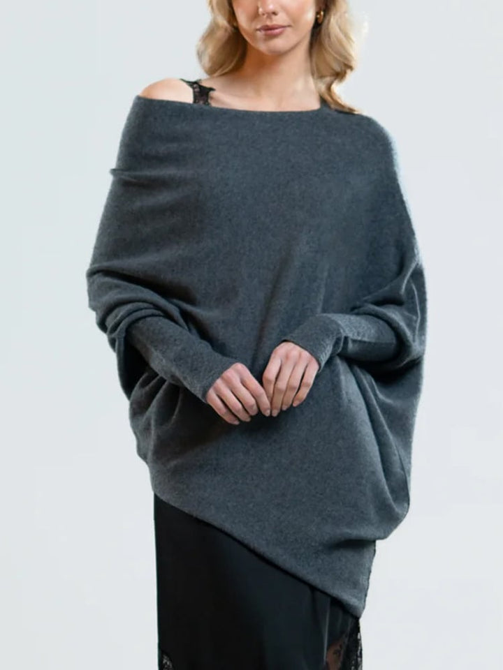 Johanne | Dame Off-Shoulder Sweater med Løs Pasform - Freya Kobenhavn