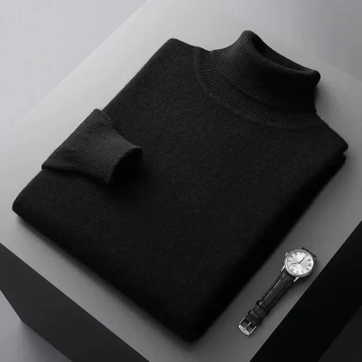 Marcus | Herre Rullekravesweater med Løs Pasform - Freya Kobenhavn