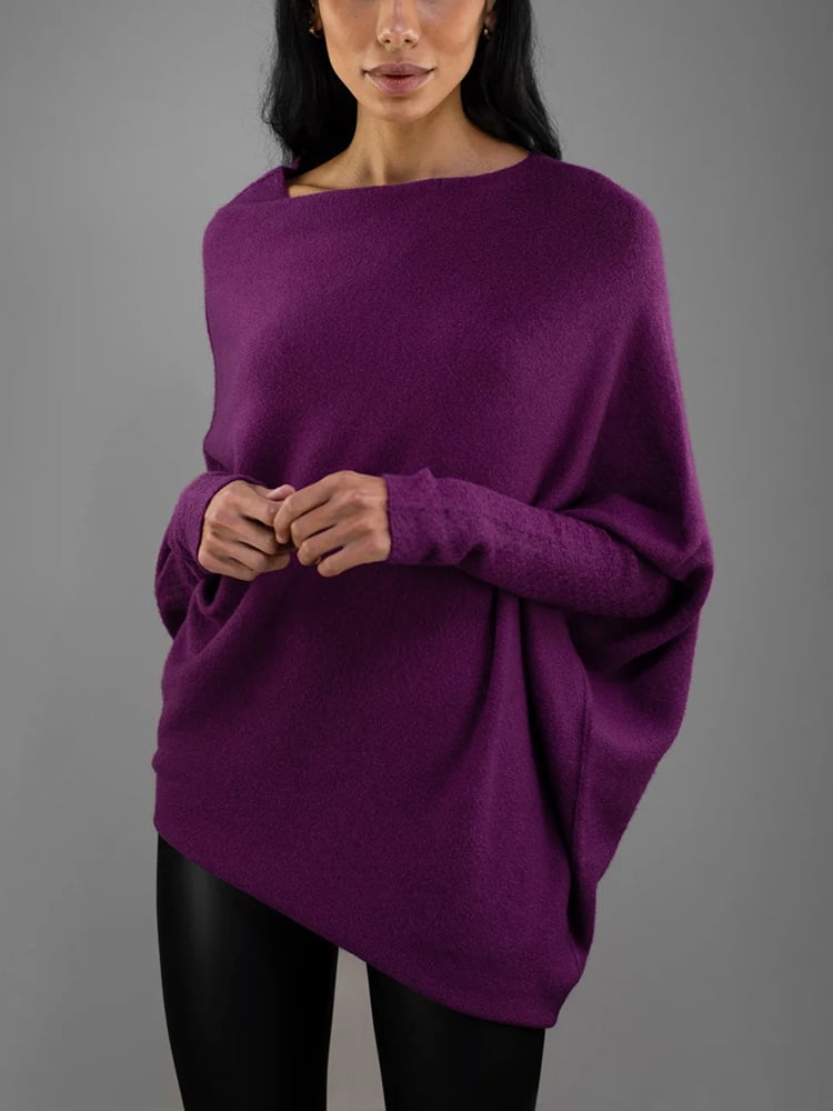 Johanne | Dame Off-Shoulder Sweater med Løs Pasform - Freya Kobenhavn