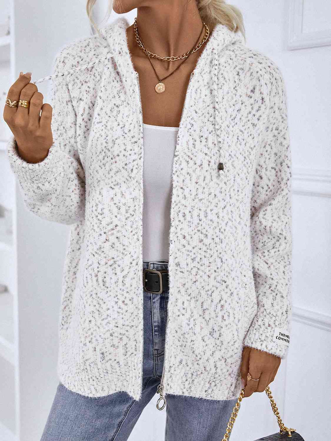 Jeanette | Dame Vinter Cardigan med Lynlås - Freya Kobenhavn
