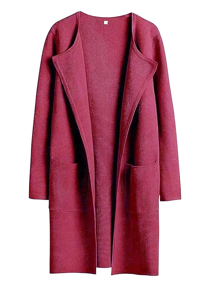 Dagmar | Dame Hyggelig Vinter Cardigan med Lommer - Freya Kobenhavn