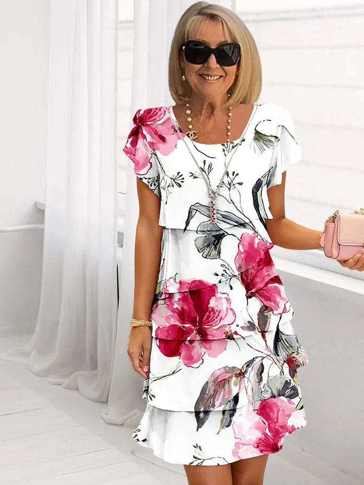 Giselle™ | Blomstret Kjole – Når komfort møder elegance! - Freya Kobenhavn