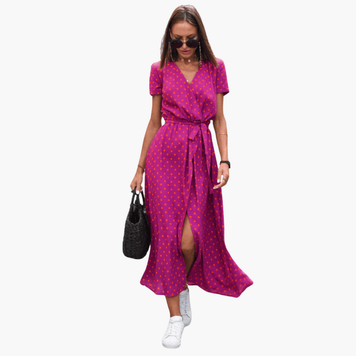 Pina™ | Elegant slå-om-kjole - Freya Kobenhavn